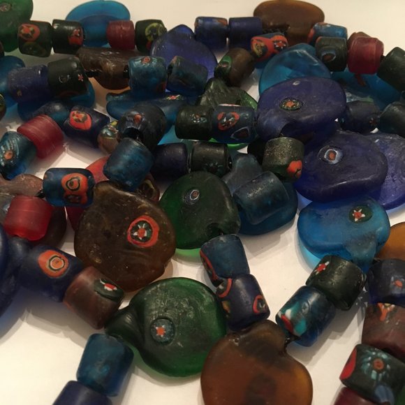 Handmade Millefiori Art Glass Necklace - Picture 14 of 14